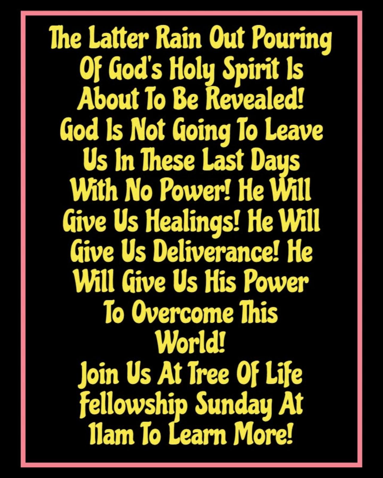 David Wilkerson and the Latter Rain Outpouring of God's Holy Spirit!