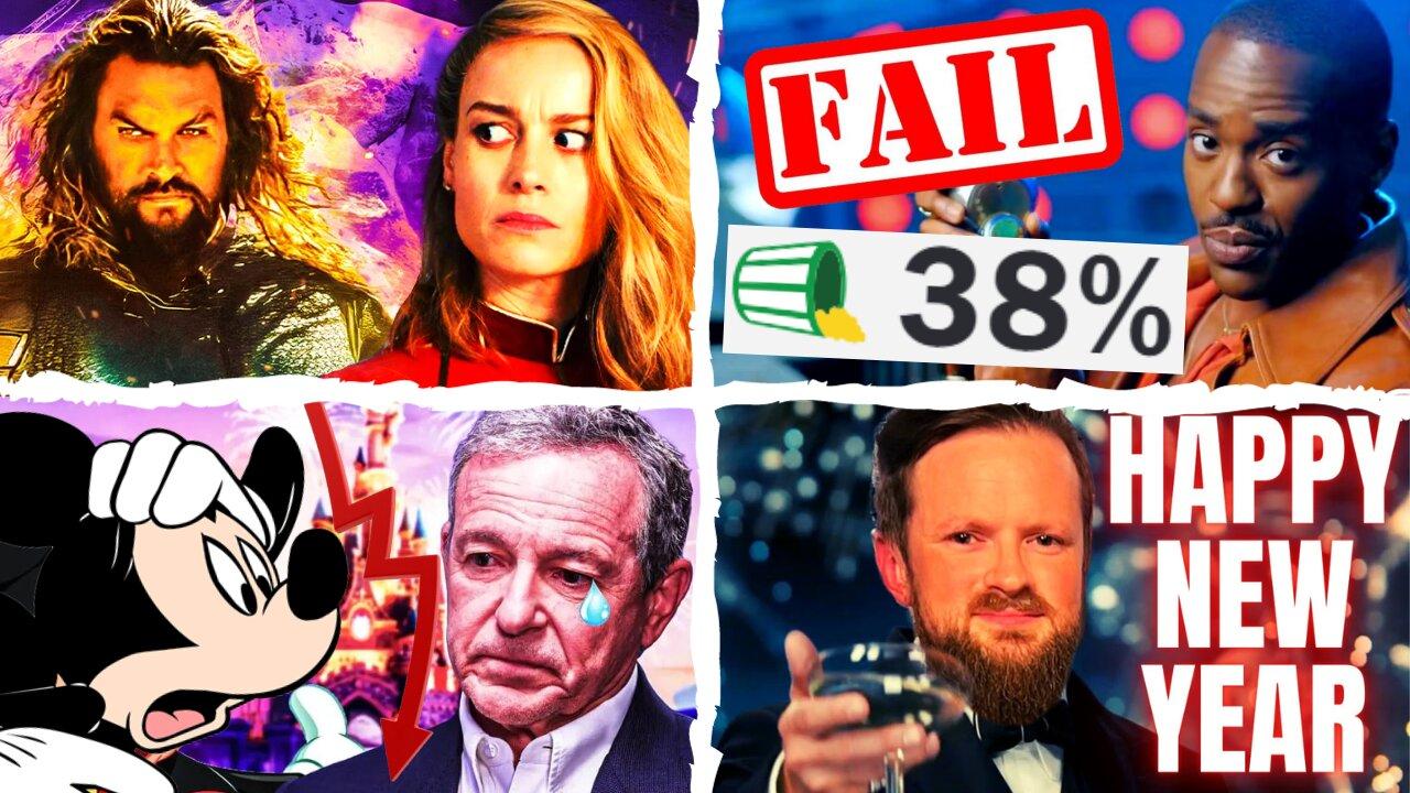 Happy New Year! - The Marvels DESTROYED By Aquaman 2 FLOP, Doctor Who FAILURE, Disney Is Desperate
