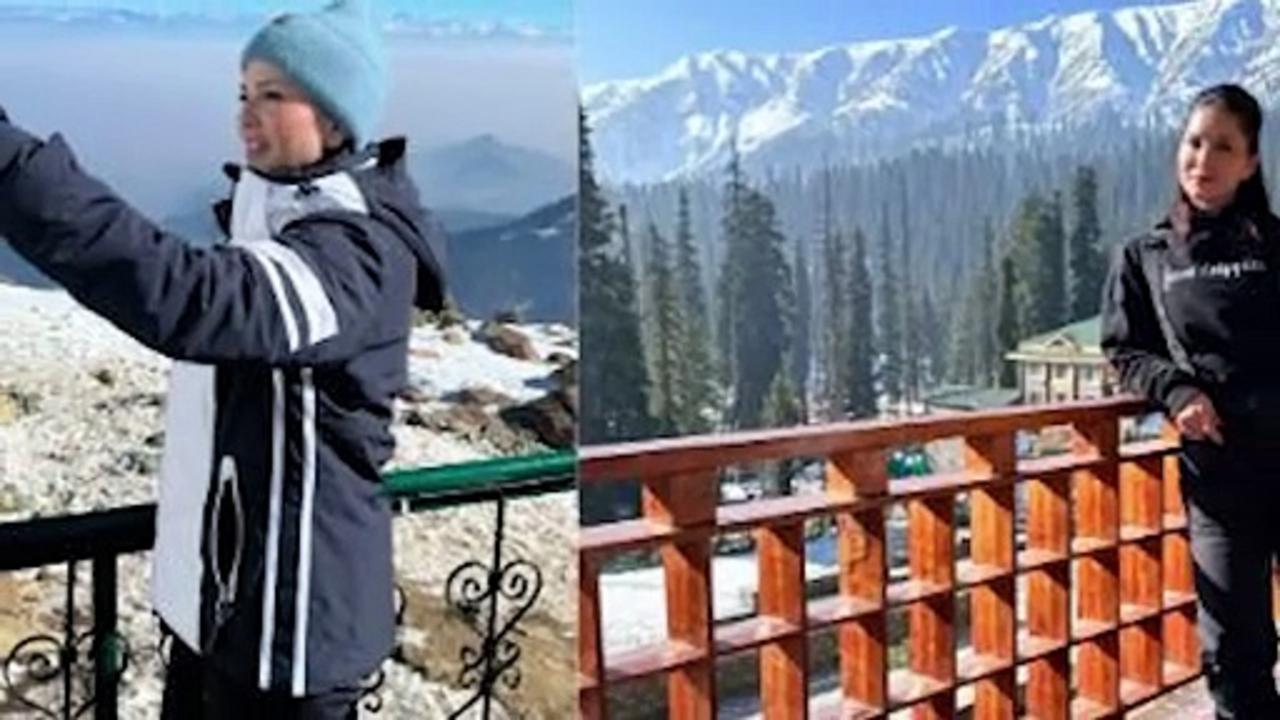 Sunny Leone is celebrating New Year in Kashmir with family