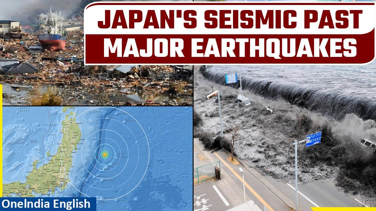 Japan Earthquake: Know about the past major earthquakes that hit the island nation | Oneindia News