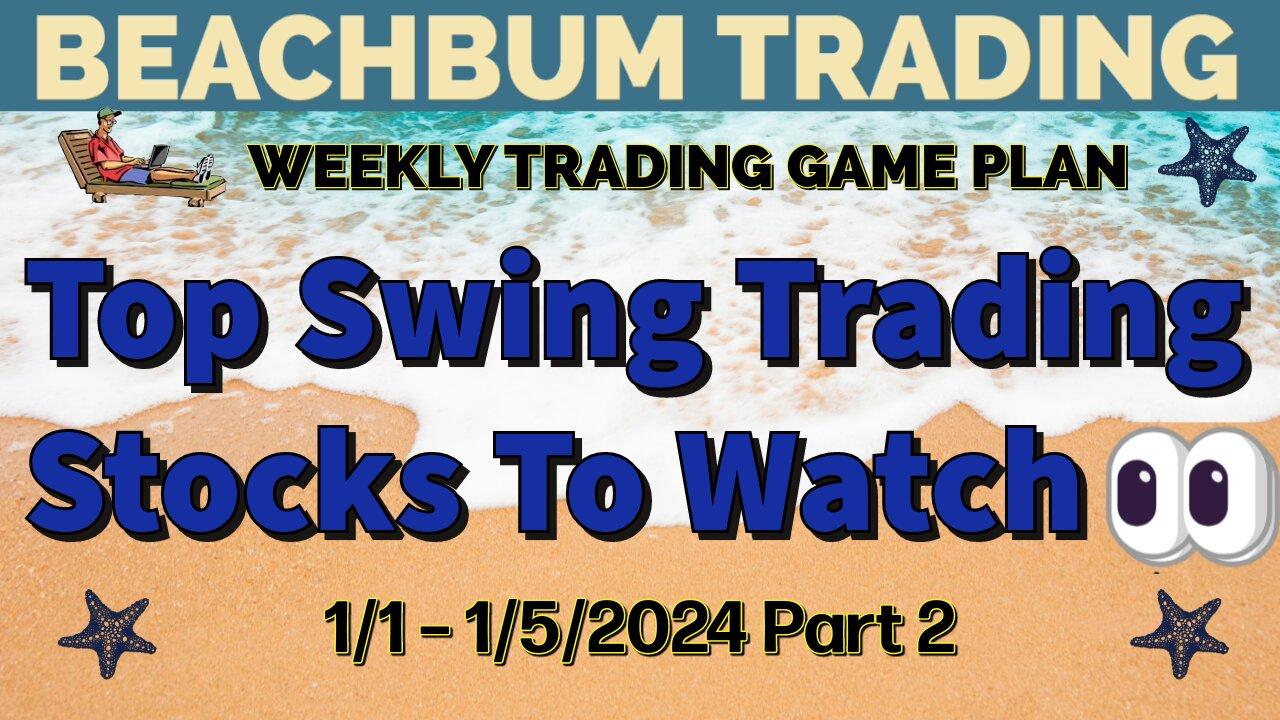 Top Swing Trading Stocks to Watch 👀 | 1/1 – 1/5/24 | BLOK USOI LAND SARK SIJ SOXS CPSH GDXD & More