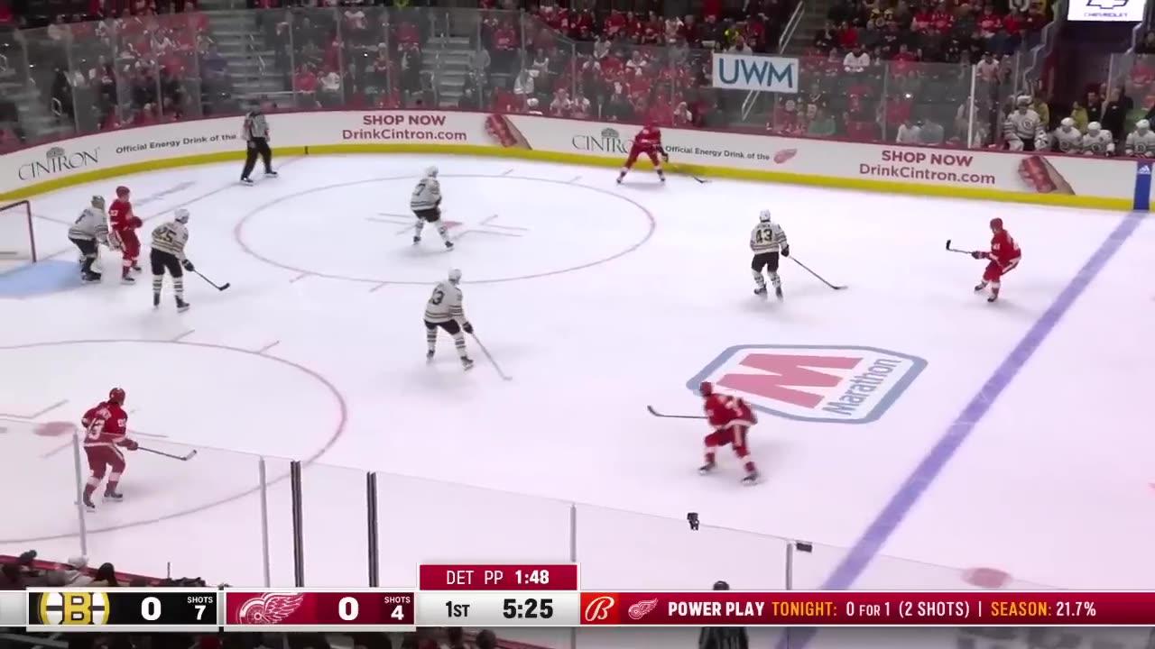 Boston Bruins at Detroit Red Wings 12/31/2023 Game Highlights