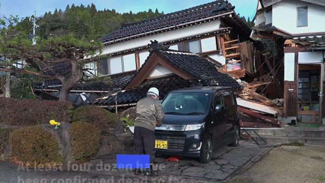 Dozens dead and widespread damage after major earthquake in Japan