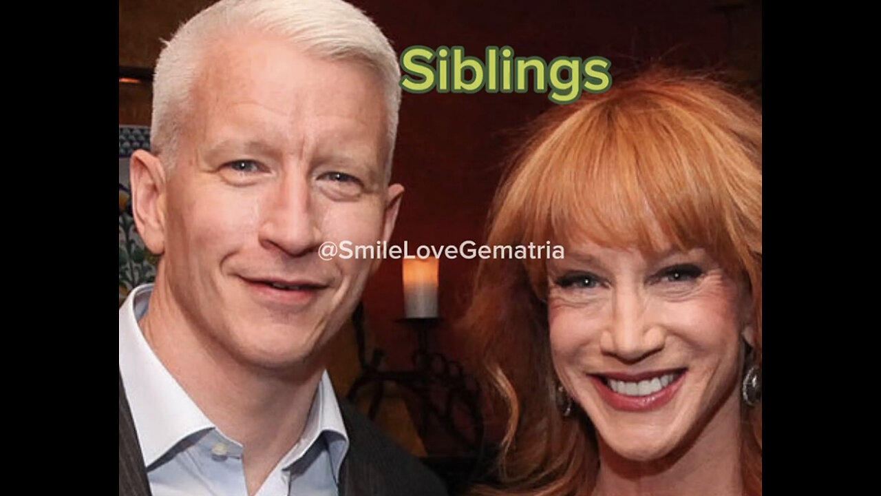 Anderson Cooper ~ Kathy Griffin 🧐