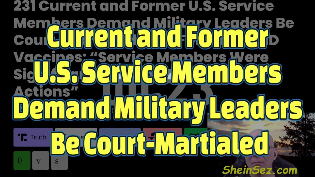 Current and Former U.S. Service Members Demand Military Leaders Be Court-Martialed-SheinSez 400