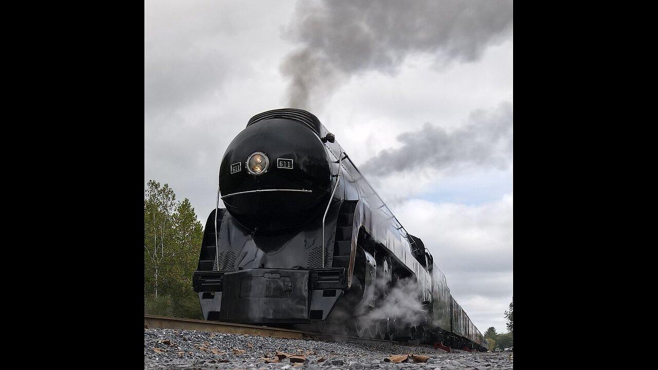 J Class 611 Steam Locomotive Passenger Event Goshen,VA 10.6.23