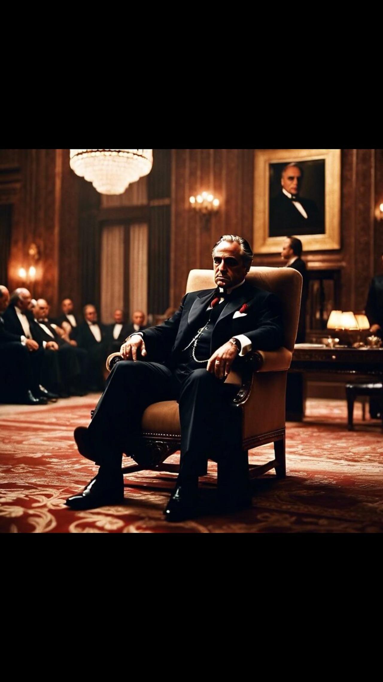 The Godfather, Vito Corleone  #TheGodfather #VitoCorleone #CinematicClassic
