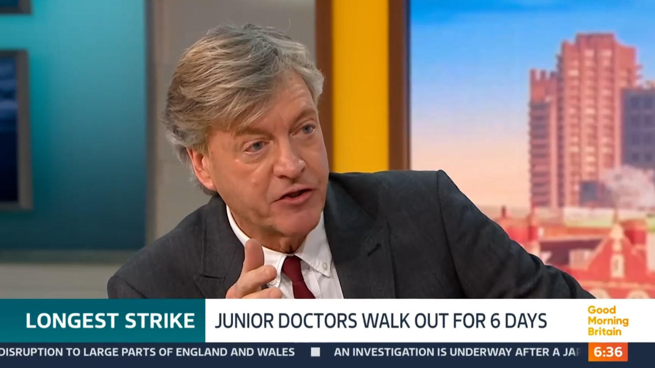 Richard Madeley infuriates GMB viewers by calling junior doctors ‘apprentices’