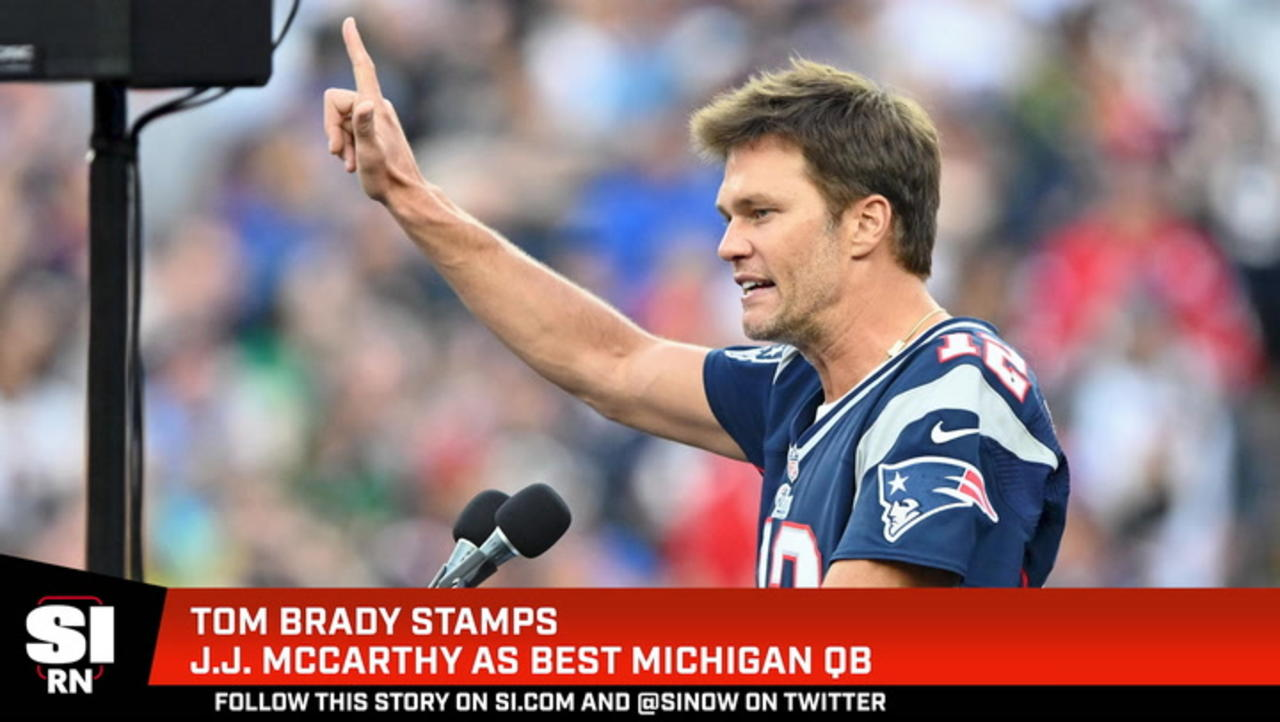 Tom Brady Stamps J.J. McCarthy As Best Michigan QB
