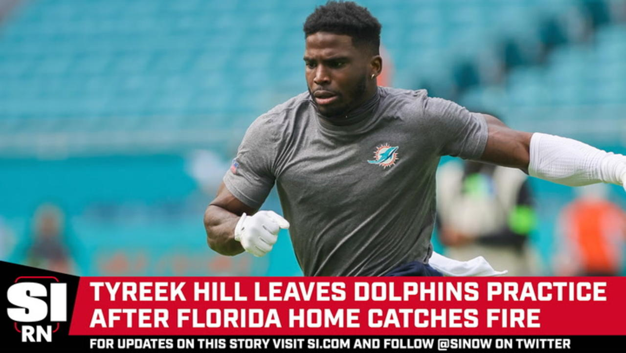 Tyreek Hill Leaves Practice After House Catches Fire