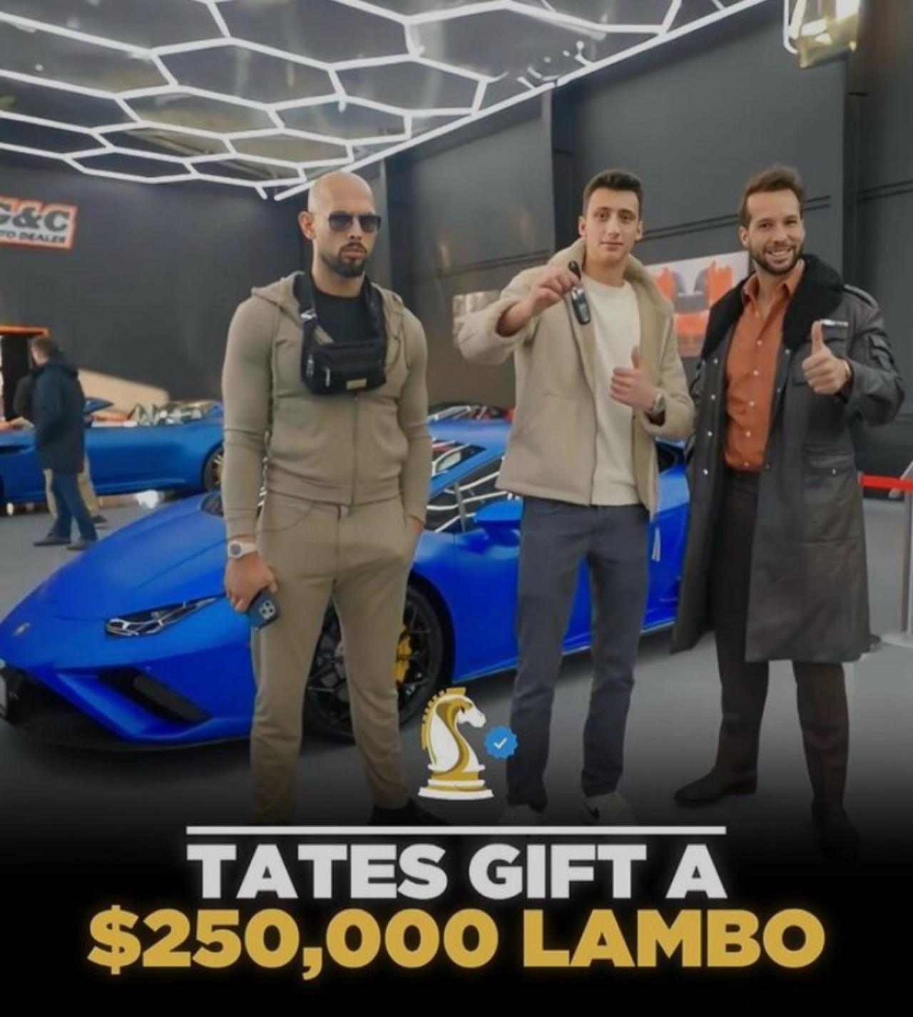Tate gifts a Lamborghini to his friend (pt.3)