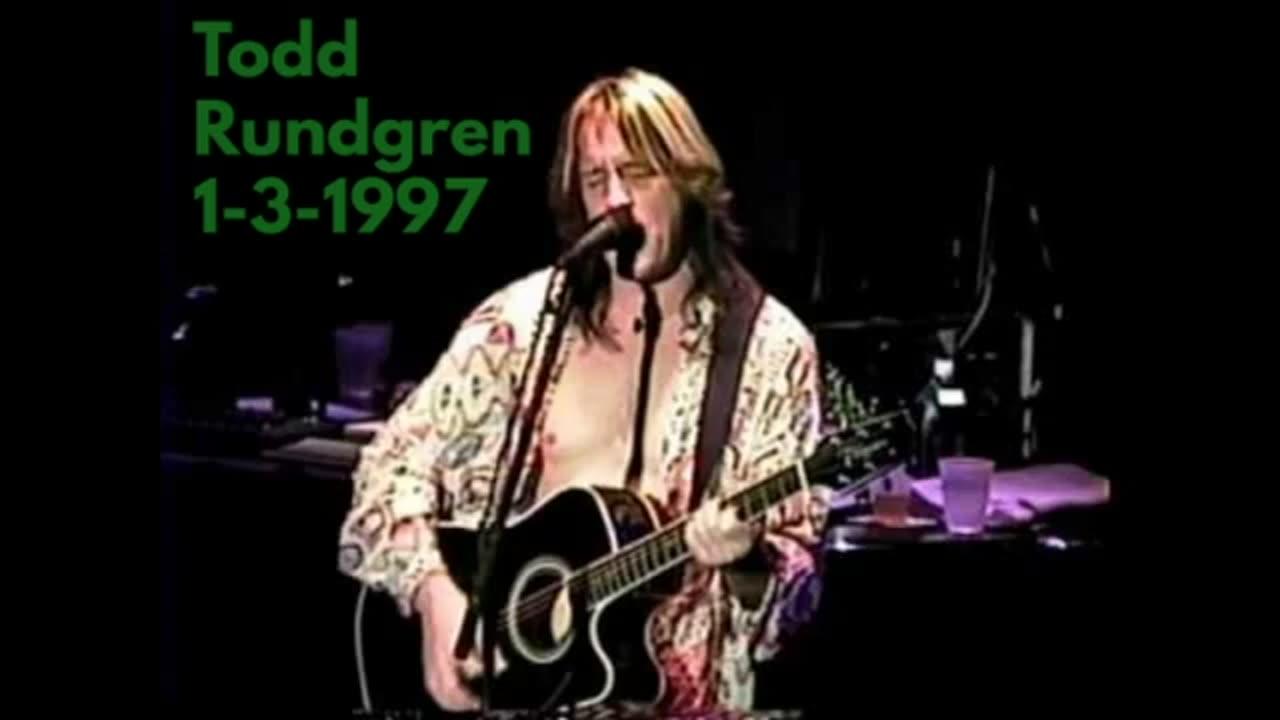 January 3, 1997 - Todd Rundgren Interviewed Before Taking the Stage at Cleveland's Odeon