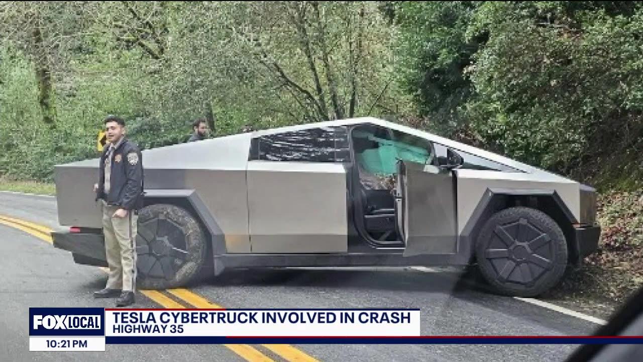 First reported official crash involving Tesla's Cybertruck
