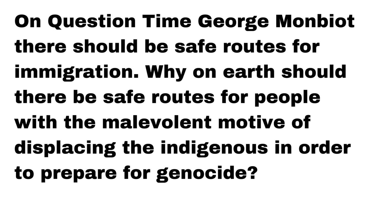 George Monbiot and immigration