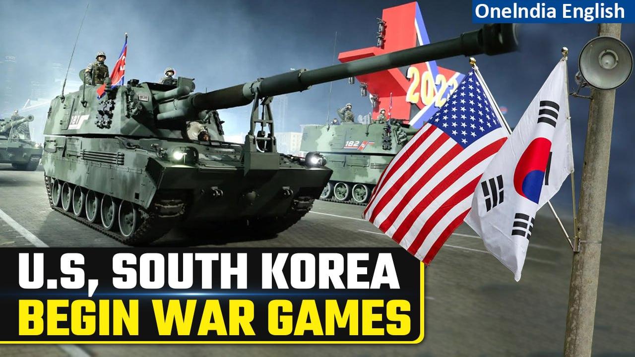 South Korea, US conduct week-long wargames near North Korea border | Oneindia News