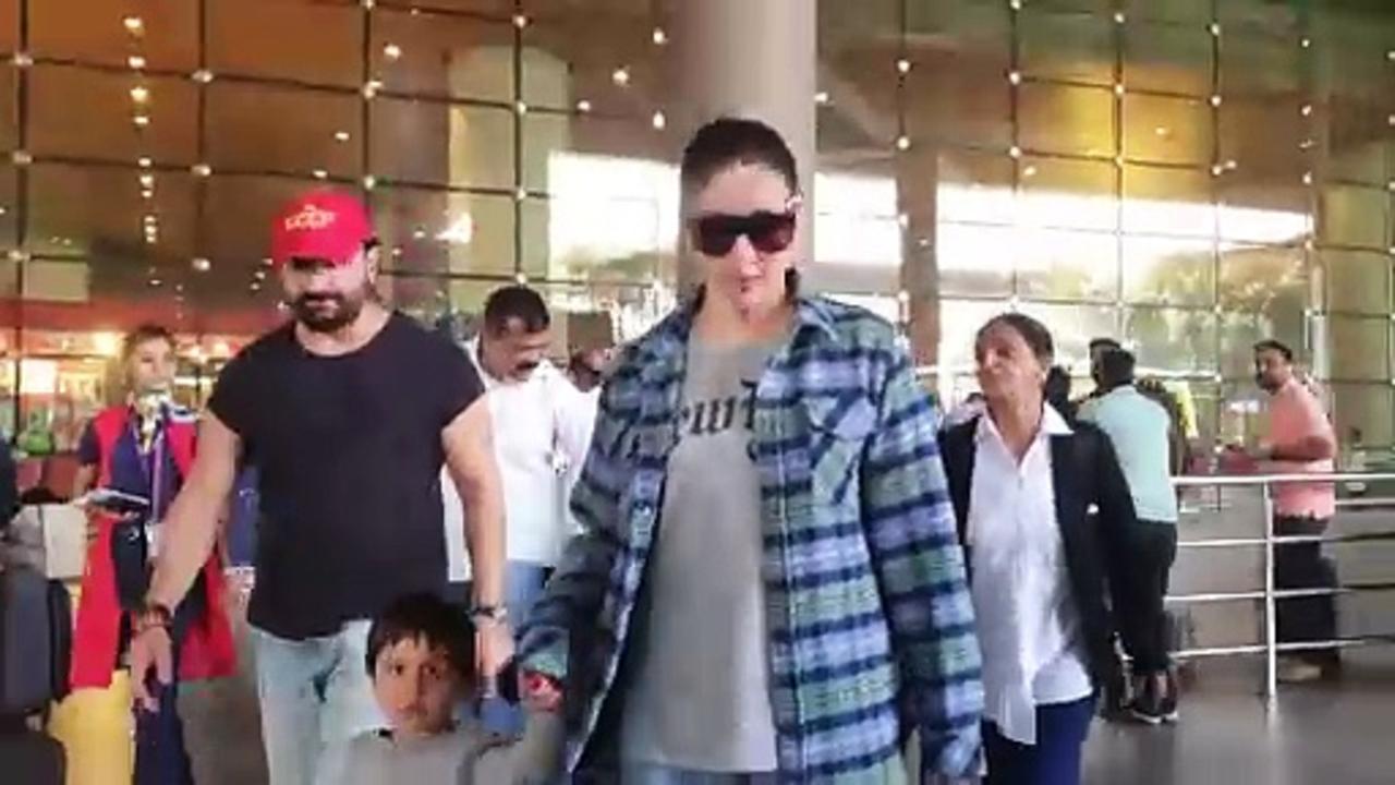 Kareena-Saif returned to the country after celebrating New Year in Switzerland