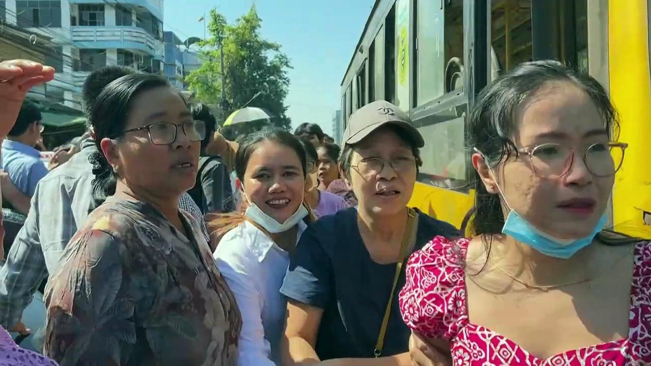 Prisoners released in annual Myanmar amnesty reunite with loved ones