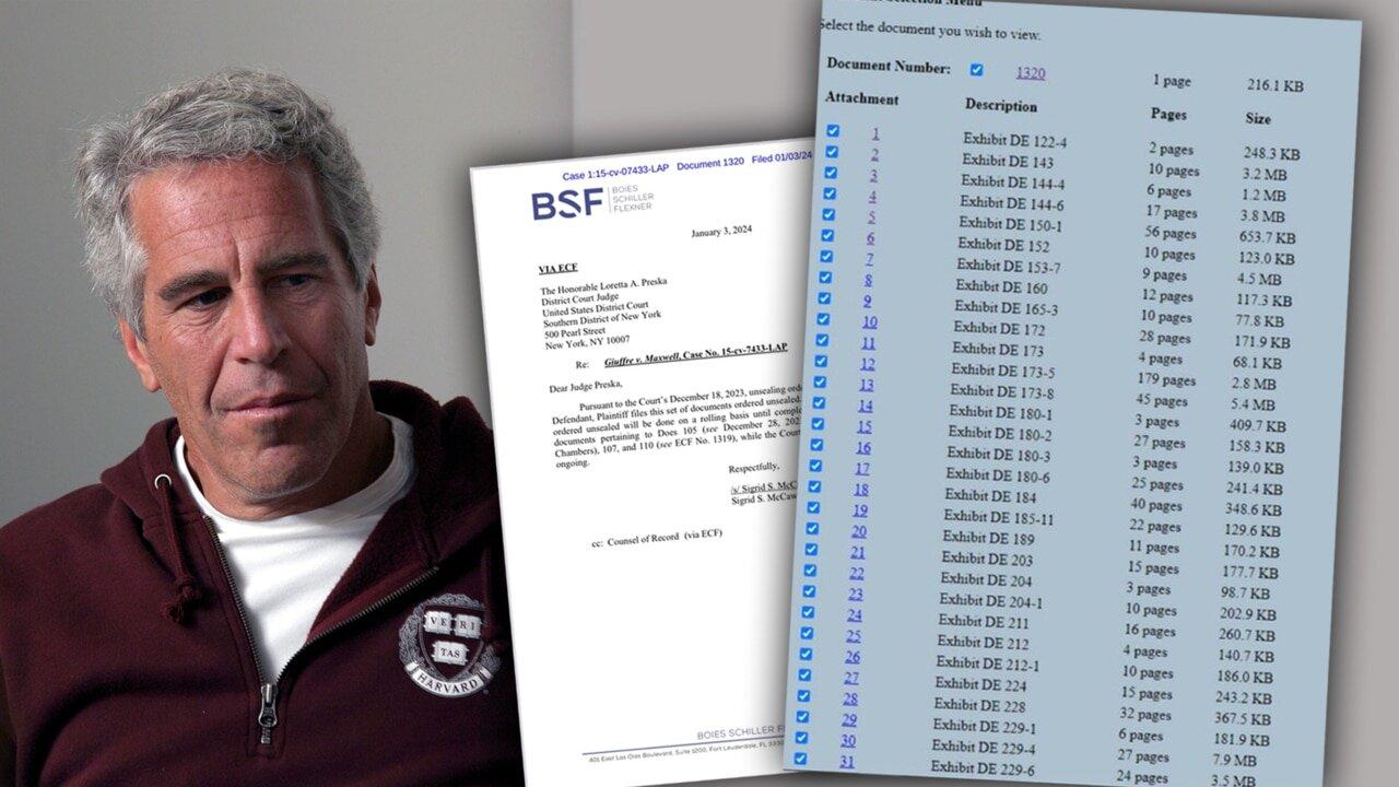 BREAKING: Epstein Documents Released