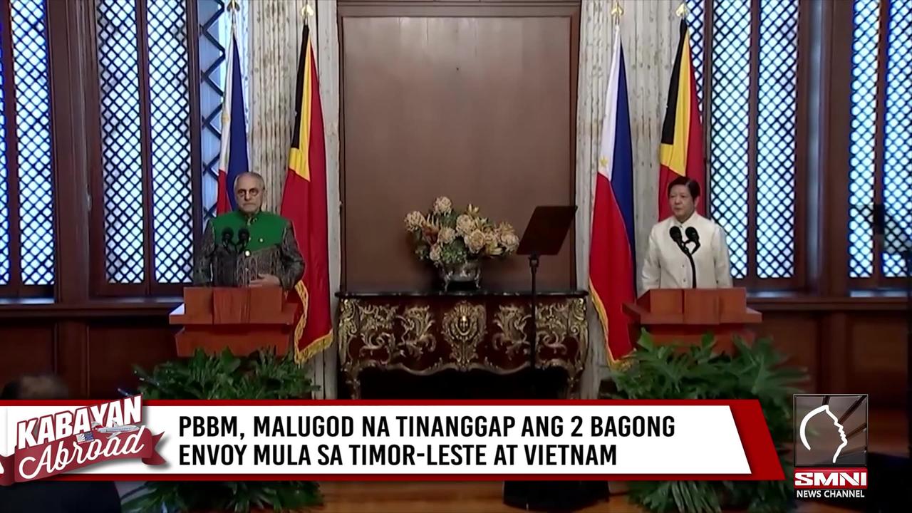 PBBM, malugod na tinanggap ang 2 bagong envoy mula sa Timor-Leste at Vietnam
