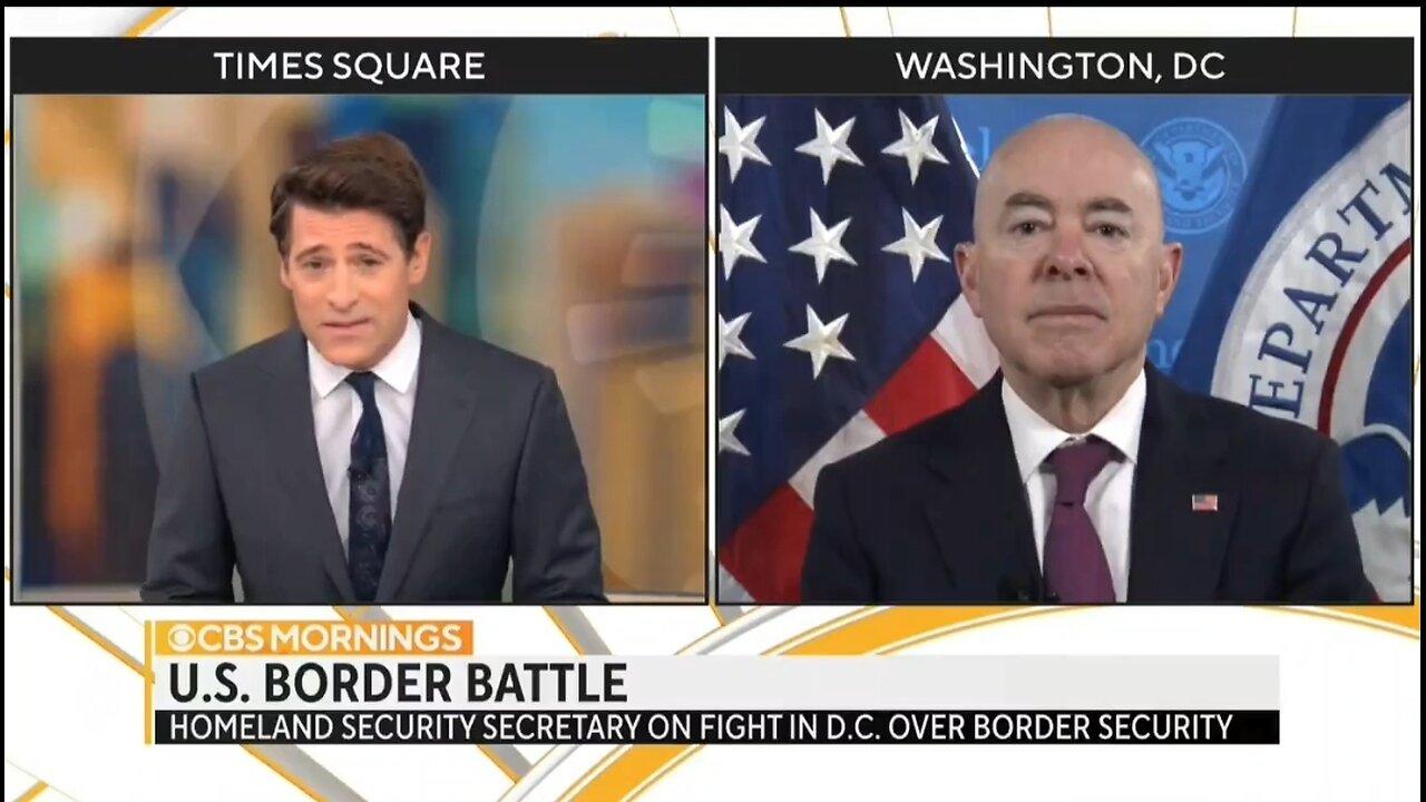 CBS Host to DHS Sec: Biden Told Illegals To Come To America