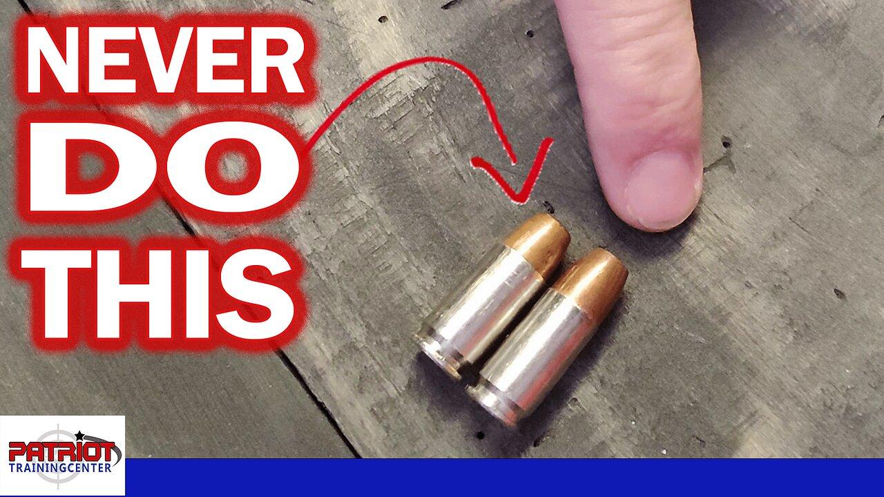 NEVER do this with your self-defense ammo