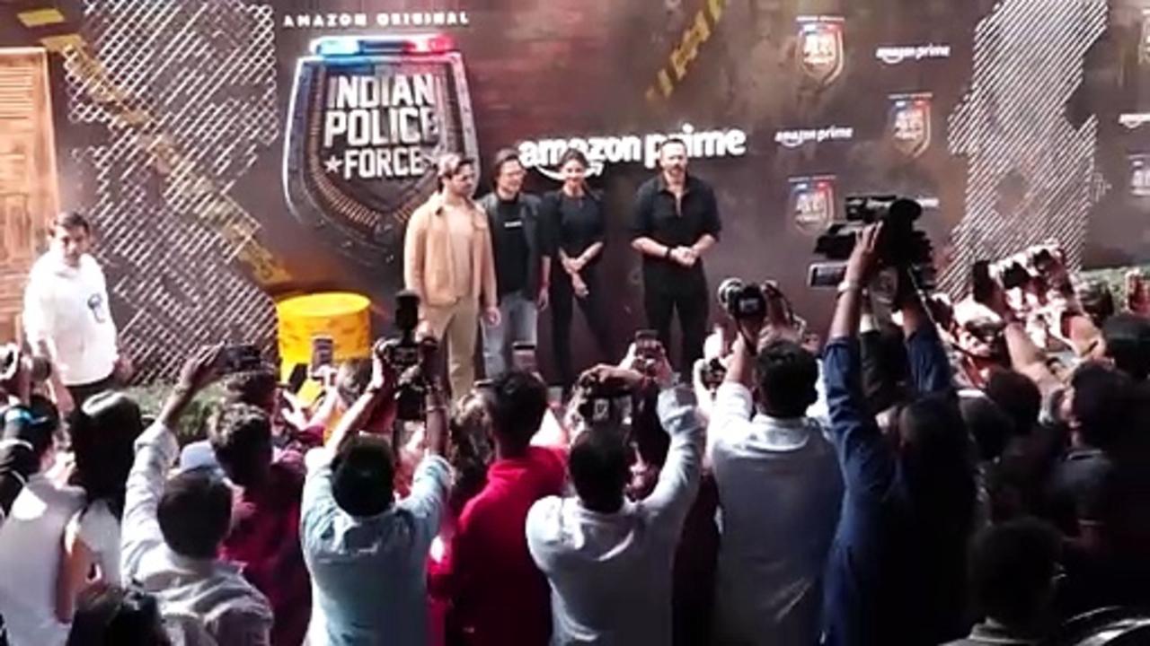 Shilpa Shetty arrived as boss lady at the trailer launch event of 'Indian Police Force'