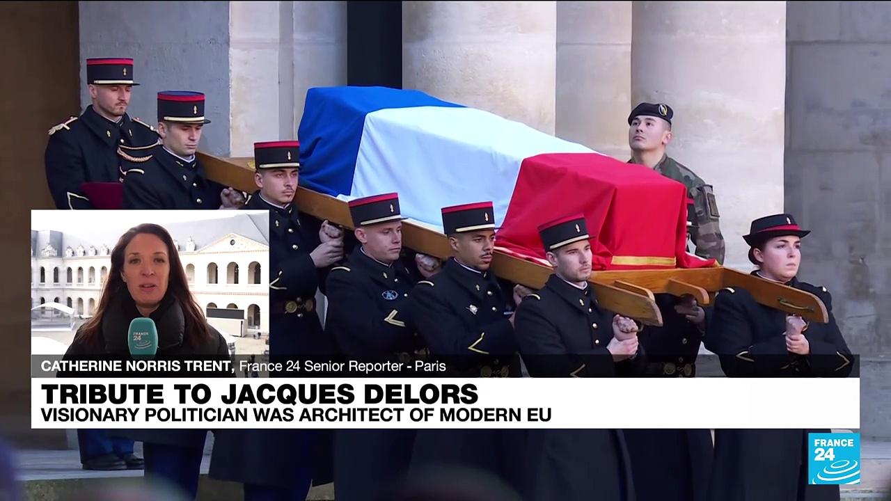 France bids farewell to ex-EU chief Jacques Delors