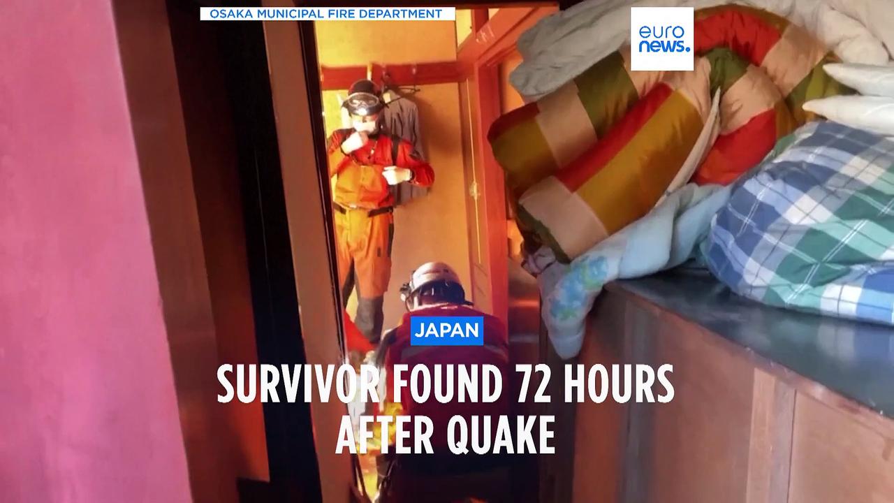 Japan earthquake: survivors found under the rubble, many still missing