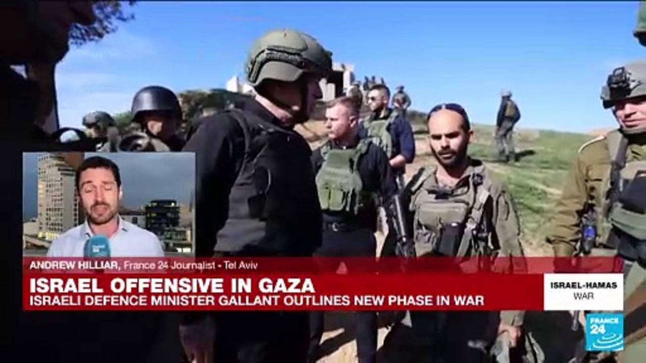 Israeli Defence Minister Outlines New Phase In - One News Page VIDEO