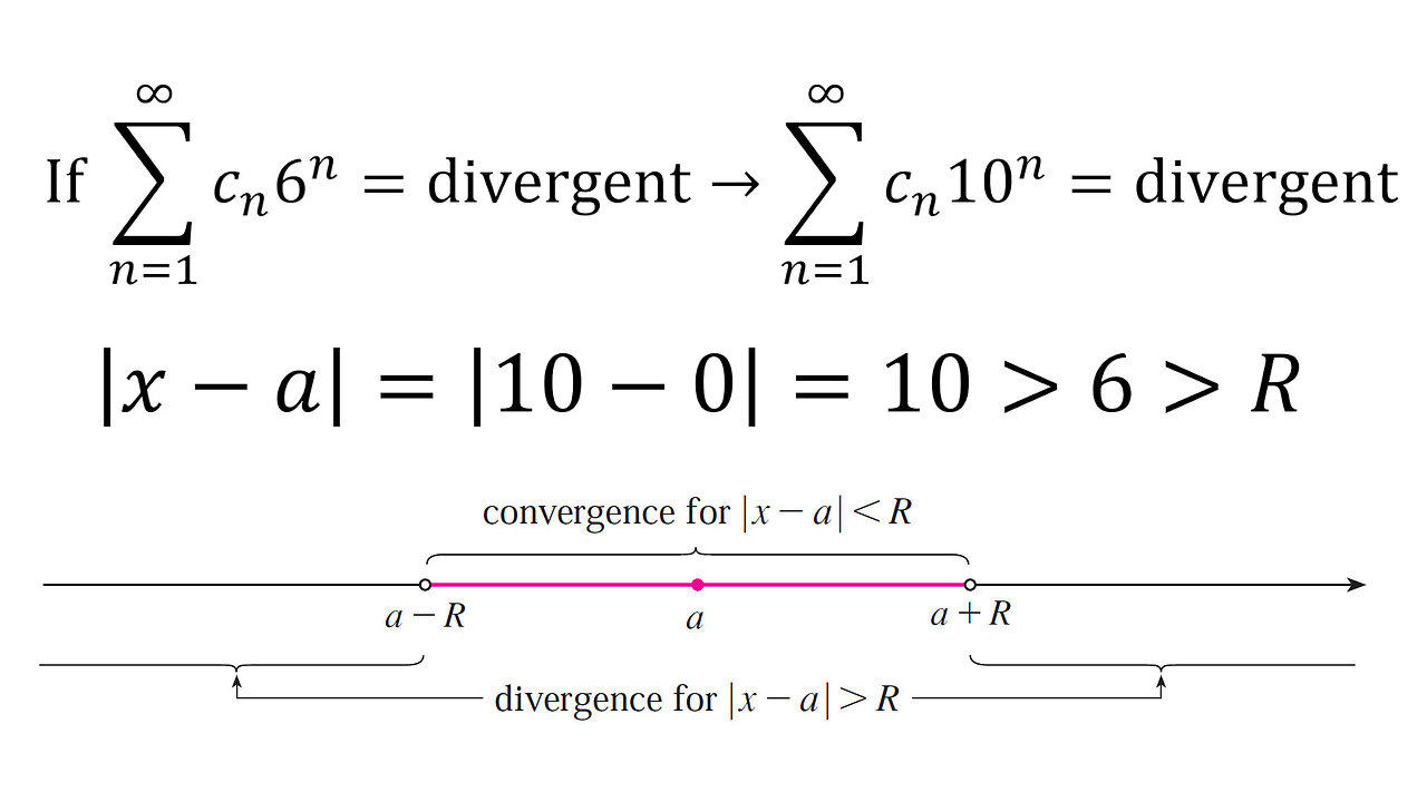 True-False Quiz Question 6: Divergence by Radius of Convergence Theorem