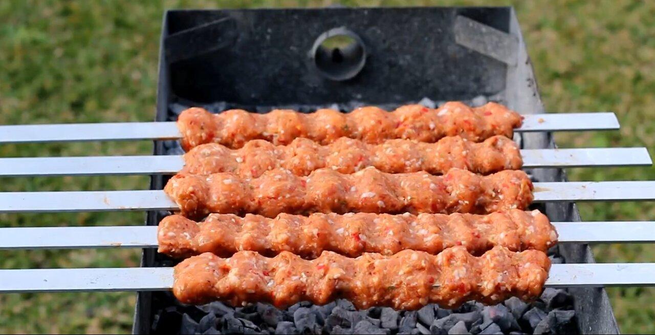 Kebab Turkish Recipe - Chicken Adana - International Cuisines