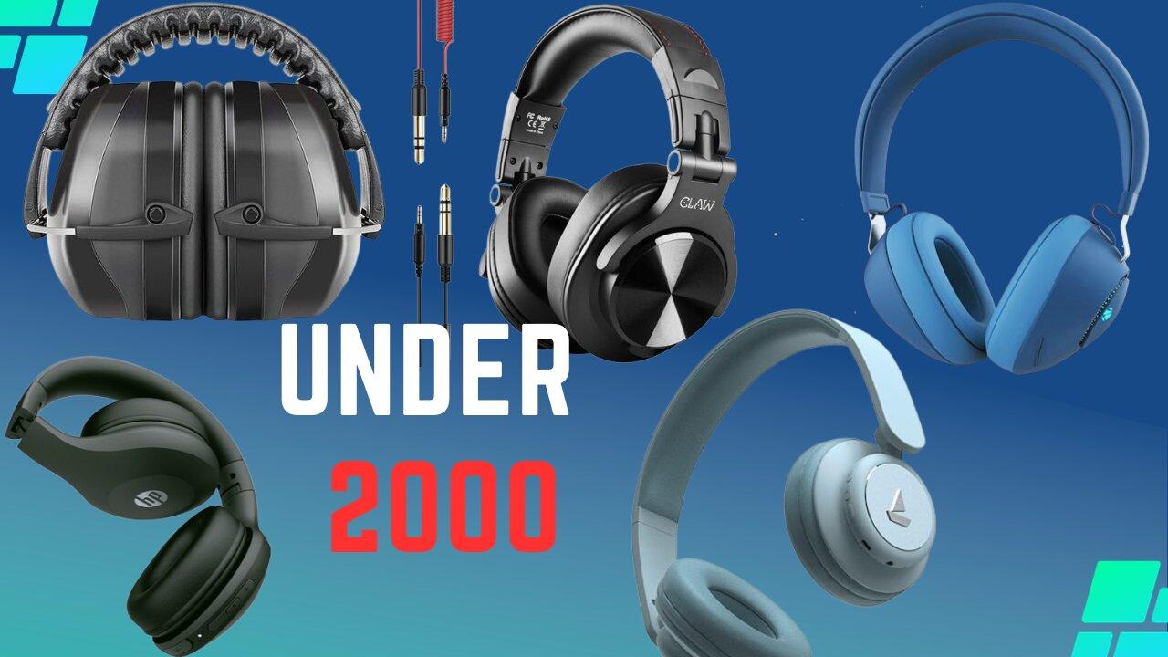 Top 5 Headphones Under 2000 for 2023 Unboxing One News Page VIDEO
