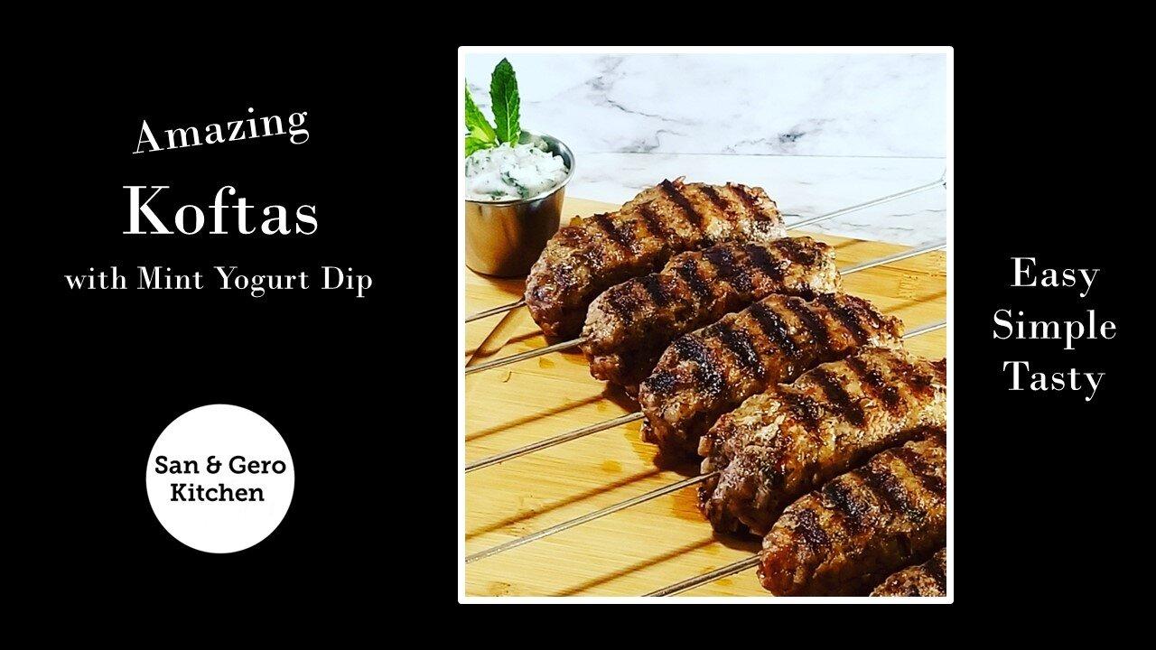 Amazing Koftas with Mint Yogurt Dip Recipe One News Page VIDEO
