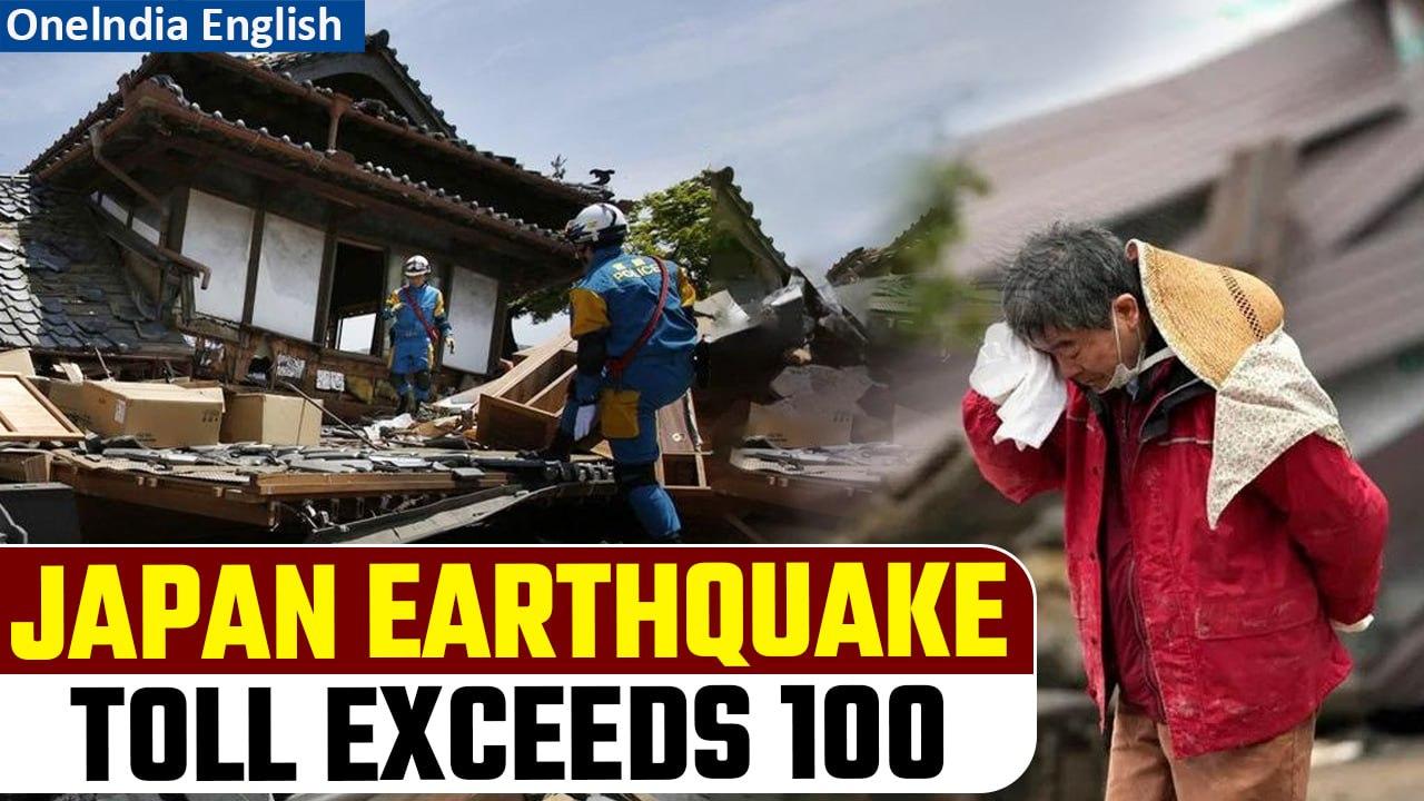 Japan Earthquake Update: Toll Surpasses 100 With 200 Plus Still Missing | Oneindia News