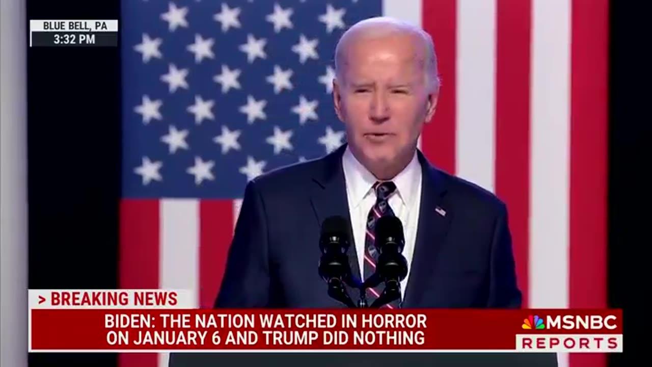 The Real Joe Biden: Brags About J6ers Collectively Sentenced To 840 Years In Prison, Crowd Applauded