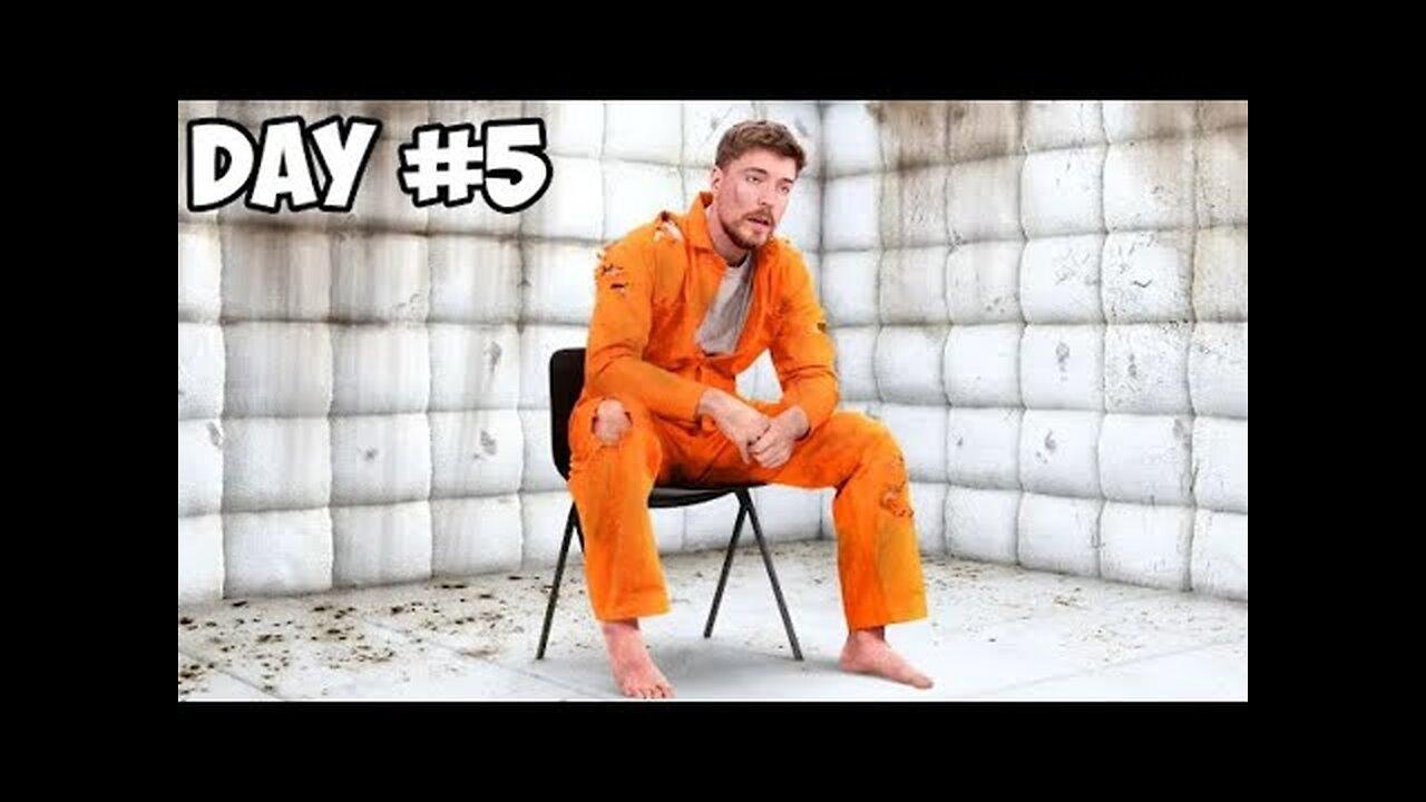 I Spent 7 Days In Solitary Confinement In English @MrBeast