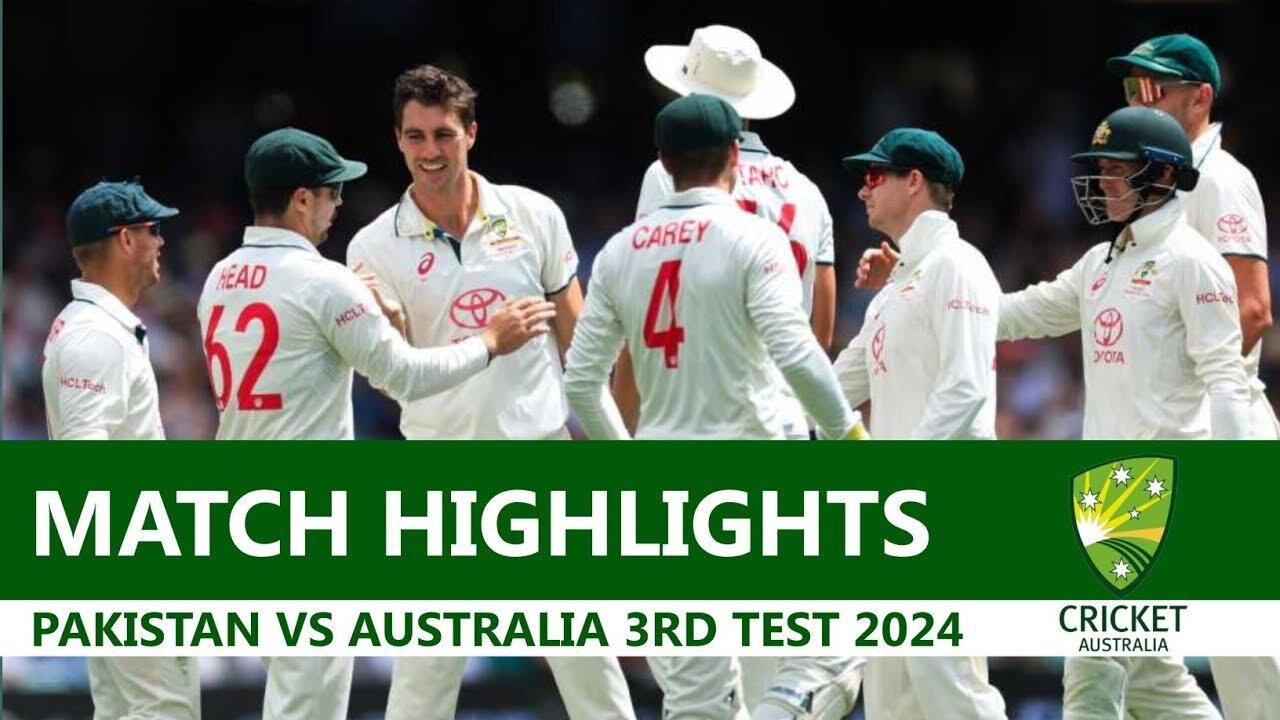 Pakistan vs Australia 3rd Test Day 4 Highlights | PAK vs AUS Highlights 2024