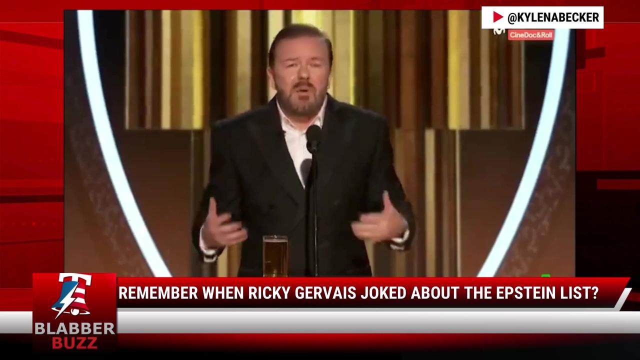 Remember When Ricky Gervais Joked About The Epstein List?