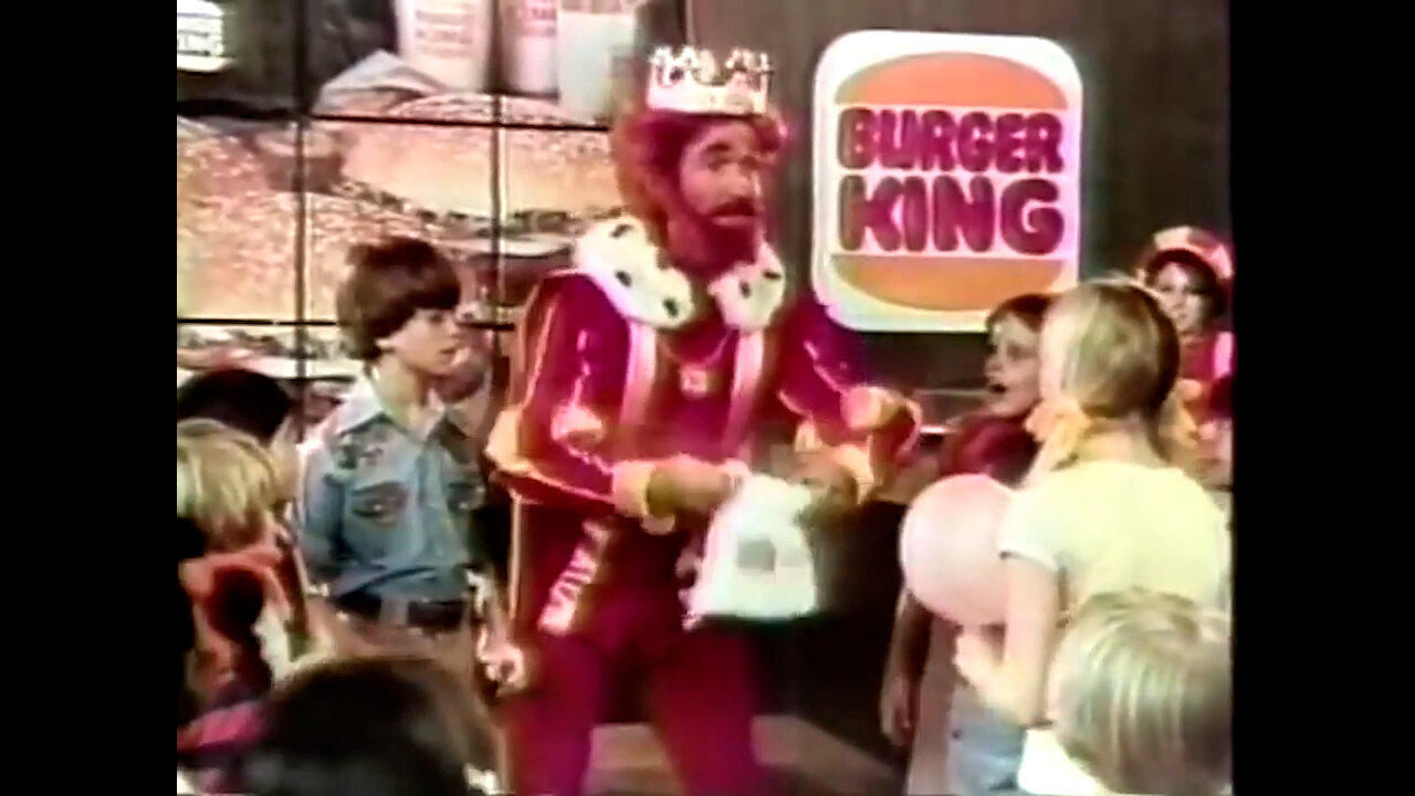 1977 Two Classic Burger King Commercials One News Page Video 1273