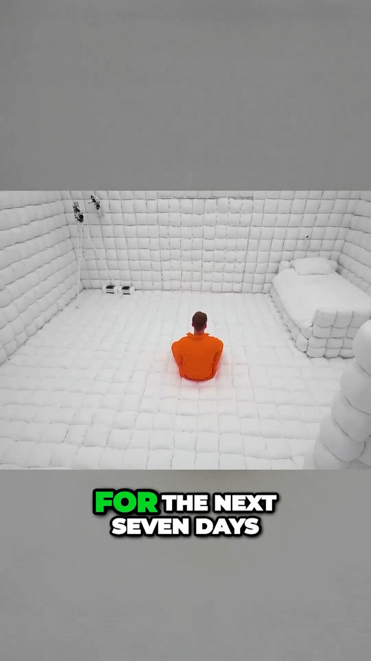 Mr Beast Spending 7 days in solitary confinement