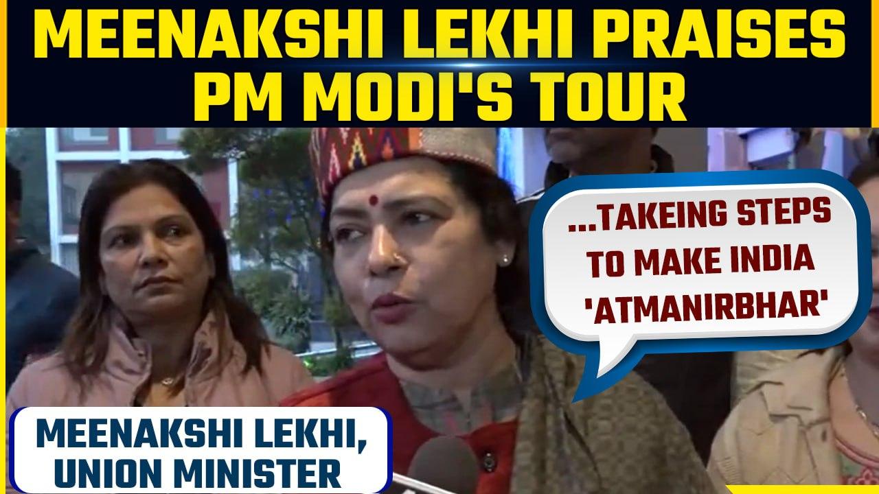 Delhi: Meenakshi Lekhi lauds PM Modi's Indian beauty focus, promotes Atmanirbhar Bharat | Oneindia