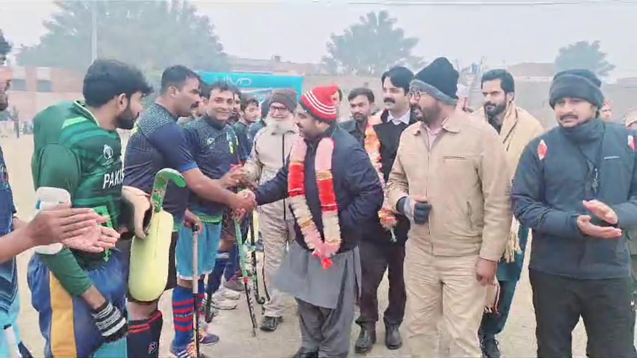 Chief guest coming for hockey match