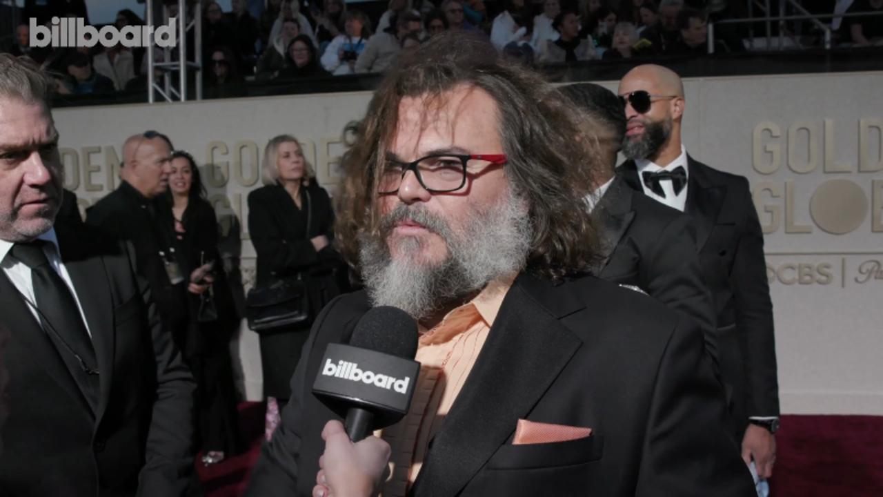 Jack Black Talks Being Cast in The 'Minecraft' Movie, 'Kung Fu Panda 4' & More | 2024 Golden Globes