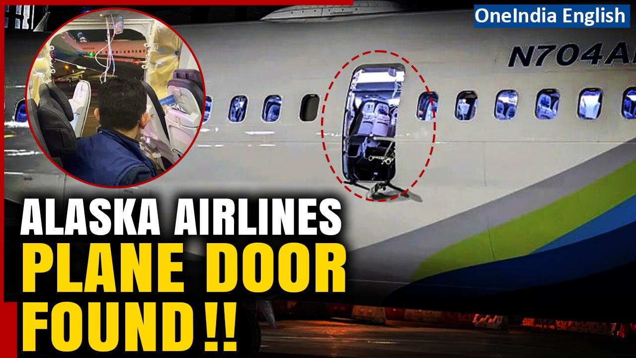 Alaska Airlines mid-air blowout: Plane's door lost in dramatic accident found | Oneindia