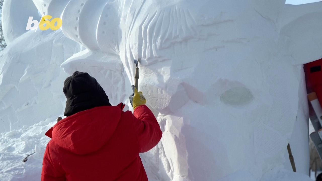 Snow Sculpting Competition Is Finally Back after Pandemic Hiatus