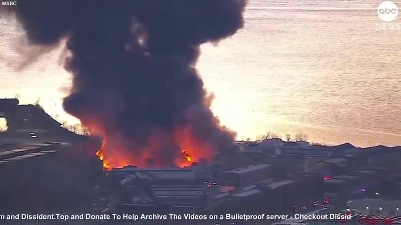 NEW JERSEY INDUSTRIAL BUILDING FIRE HAD WEAPONS FOR UKRAINE STORED INSIDE