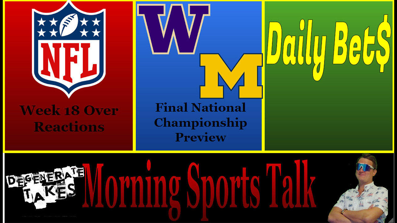 Morning Sports Talk: NFL Playoffs Set, National Championship Preview