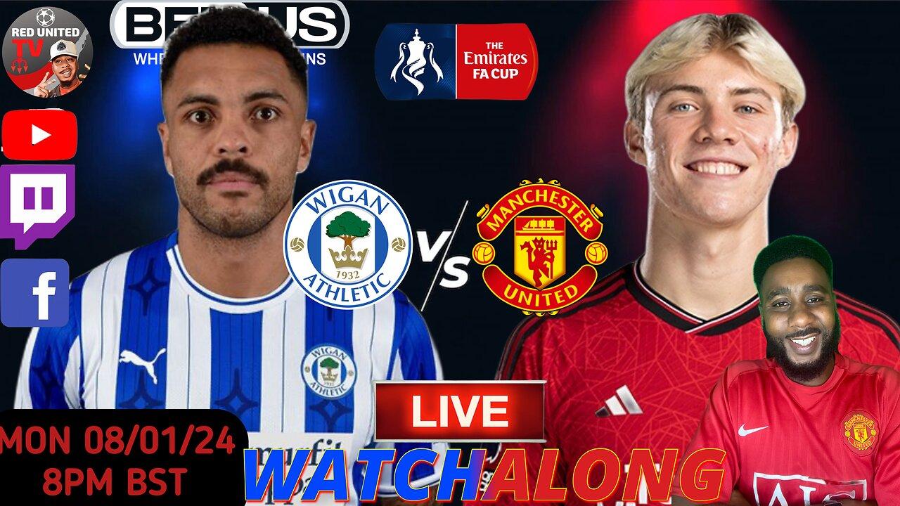 WIGAN ATHLETIC vs MANCHESTER UNITED LIVE WATCHALONG - FA CUP | Ivorian Spice