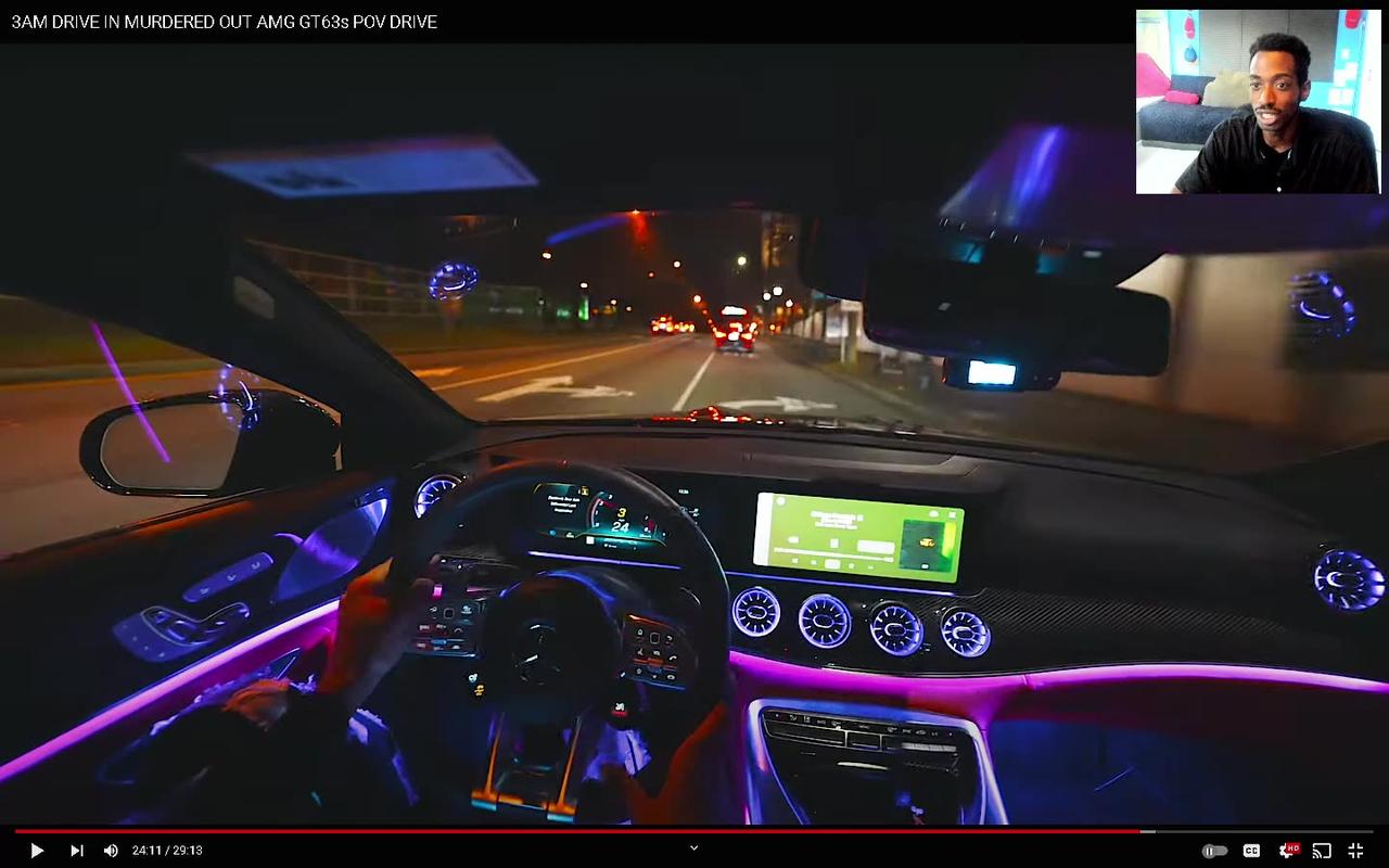 Morequan 3am Drive In Murdered Out Amg Gt63s Pov - One News Page Video