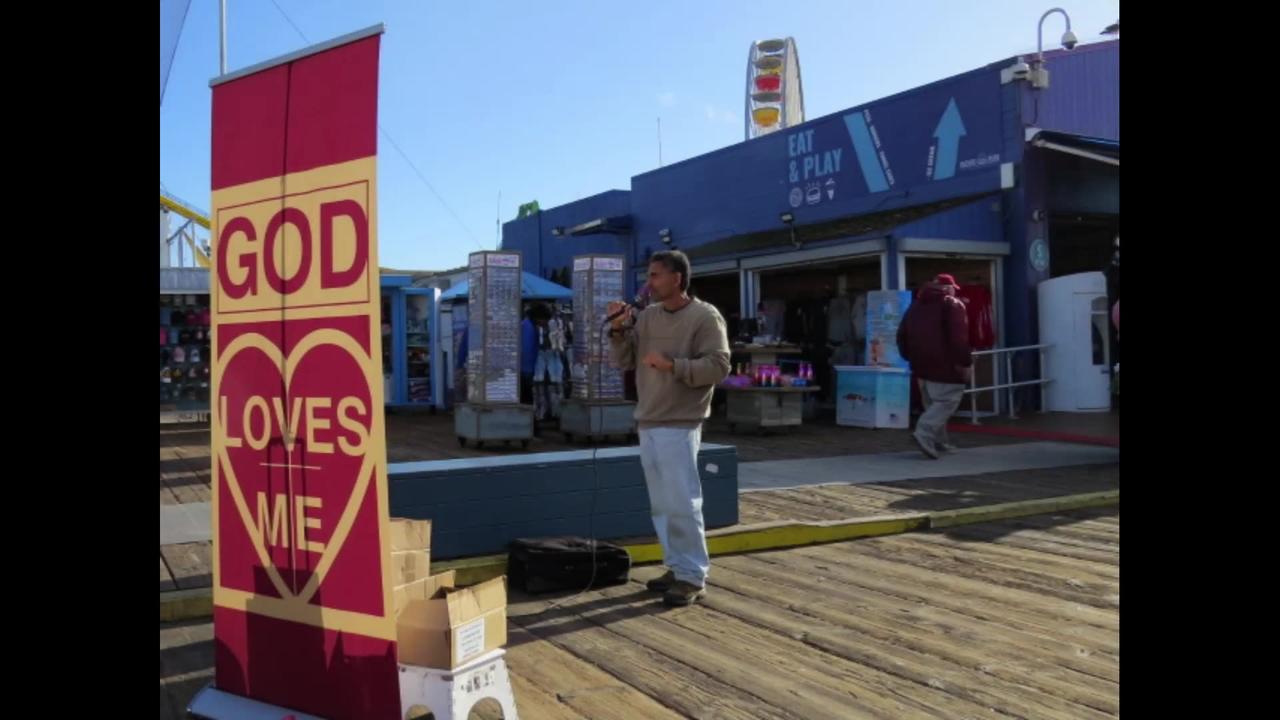 Photo Slideshow Video re: ministry outreach on the Santa Monica Pier, Sat., 12-30-2023
